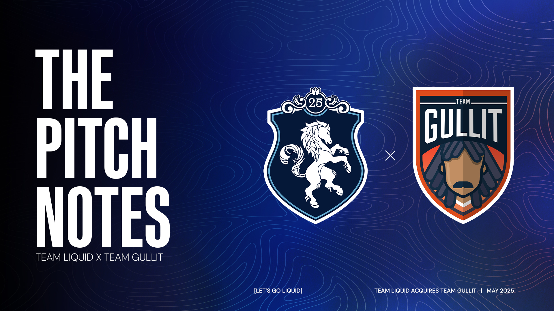 Team Liquid x Gullit acquisition visual